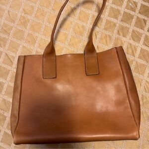 Frye Leather Tote in Brown